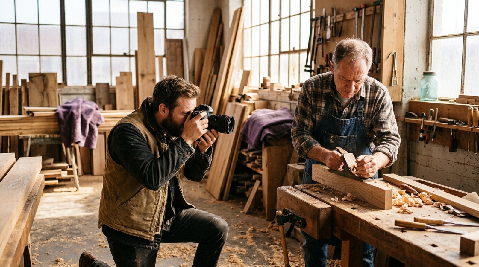 Des images de votre entreprise, pas de banque d'images